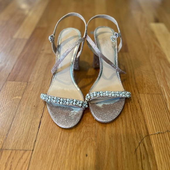 Rose gold block heels - Picture 2 of 3